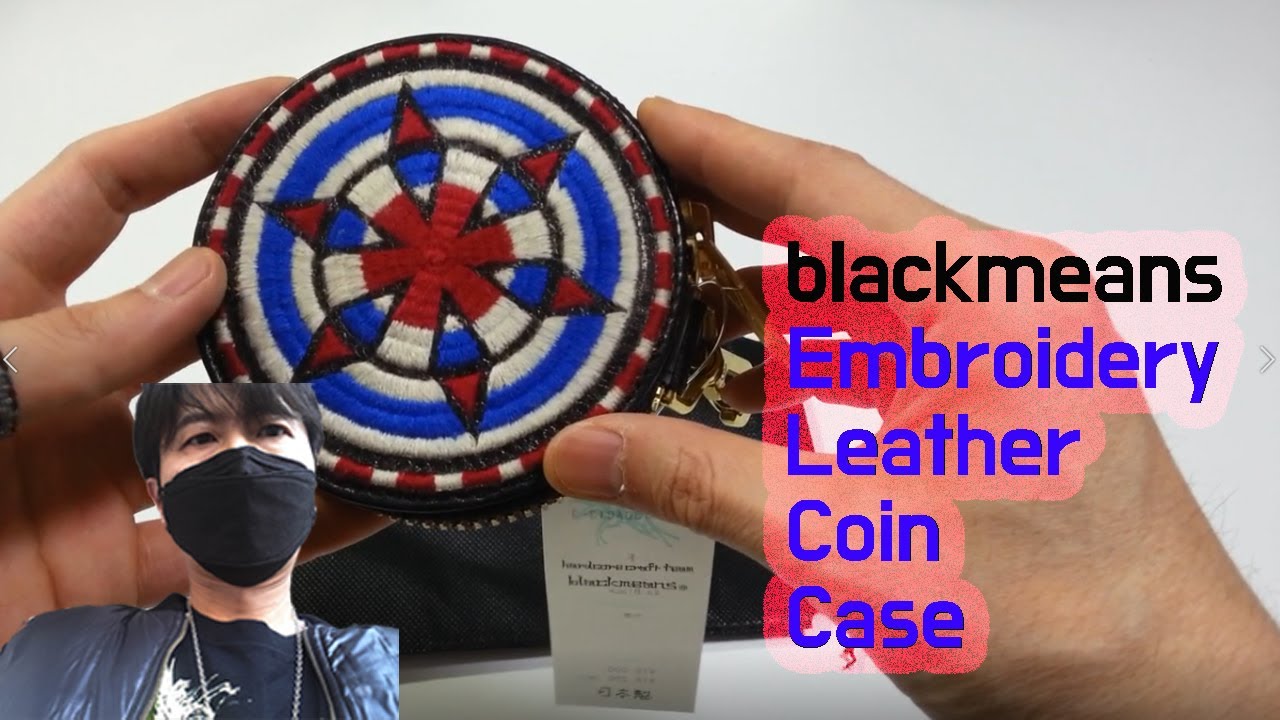 블랙민즈 레더 동전 케이스/blackmeans Embroidery Leather Coin case review/blackmeans unboxing