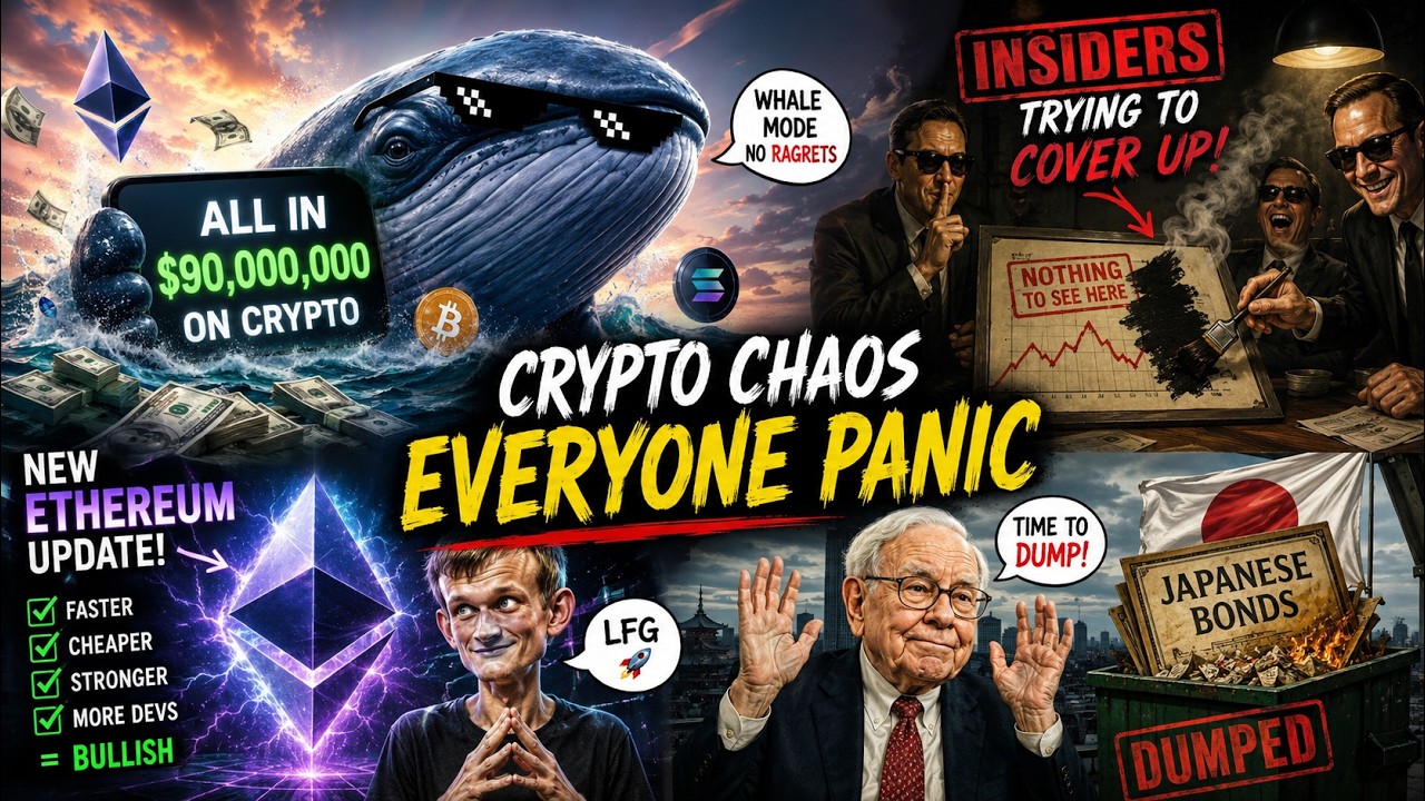The Shenanigans Continue | $90M Crypto Whale Goes ALL IN, Ethereum Update & Buffett's Japan Move