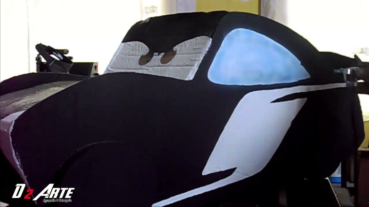 COMO REALIZAR UN AUTO DE CARTON - CARS 3 JACKSON