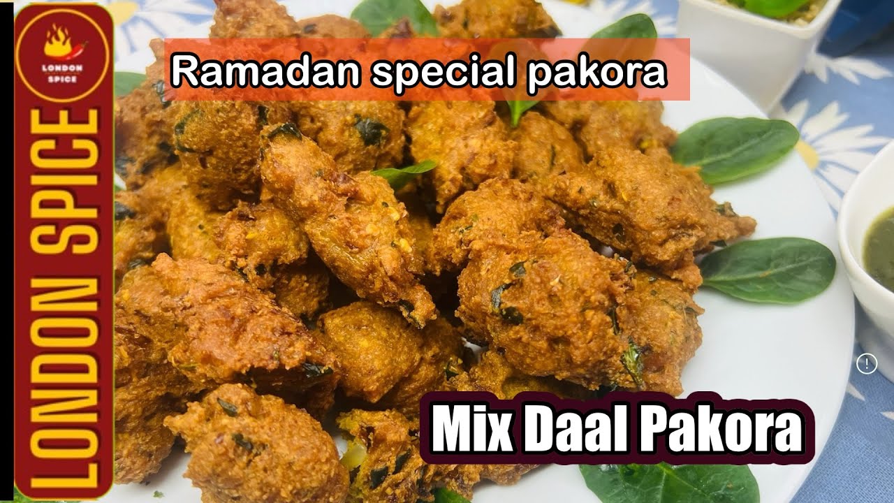 Mix Daal Pakora | How To Make Mix Daal Pakora Recipe| Daal Pakora| Easy Daal Pakora|  London Spice