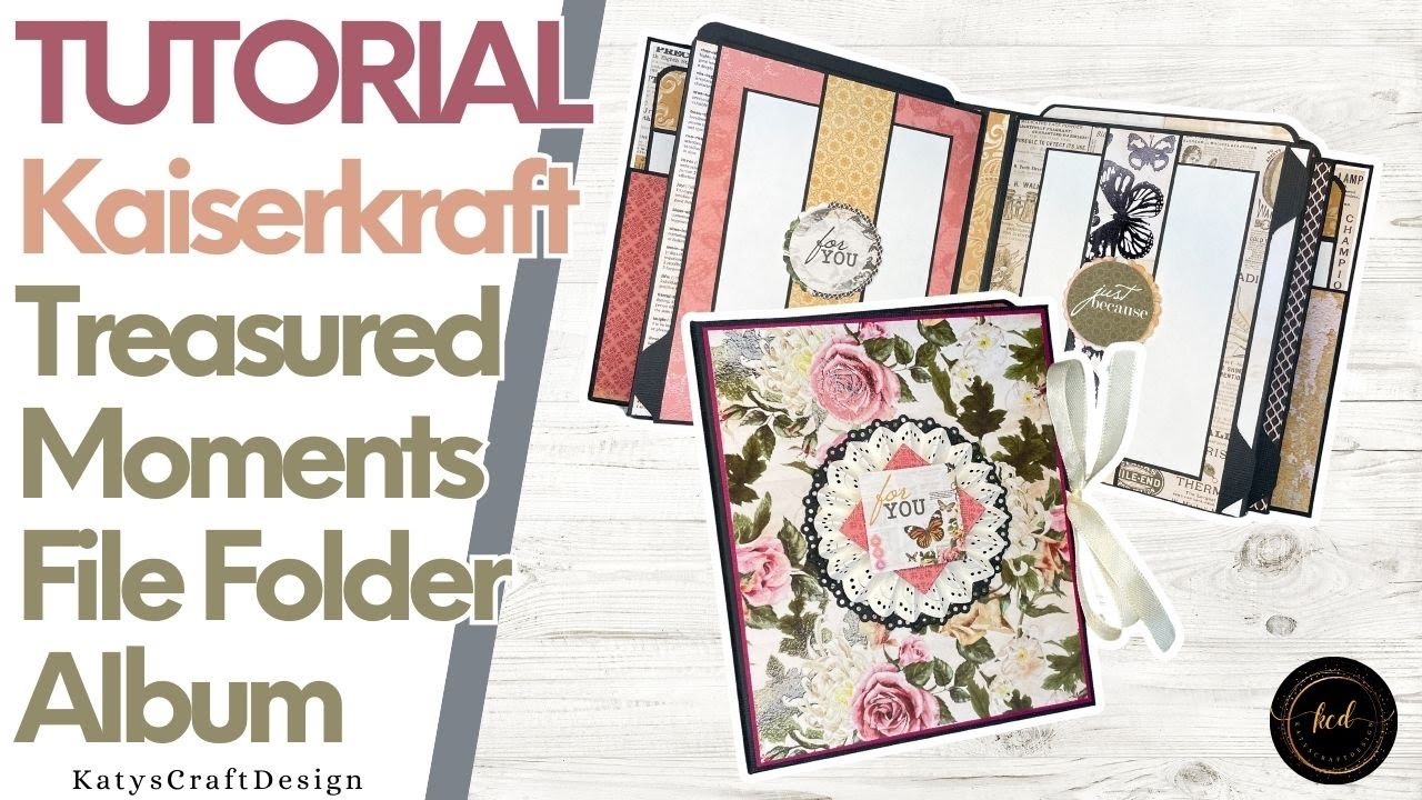 ✨Tutorial✨ - Treasured Moments File Folder Album