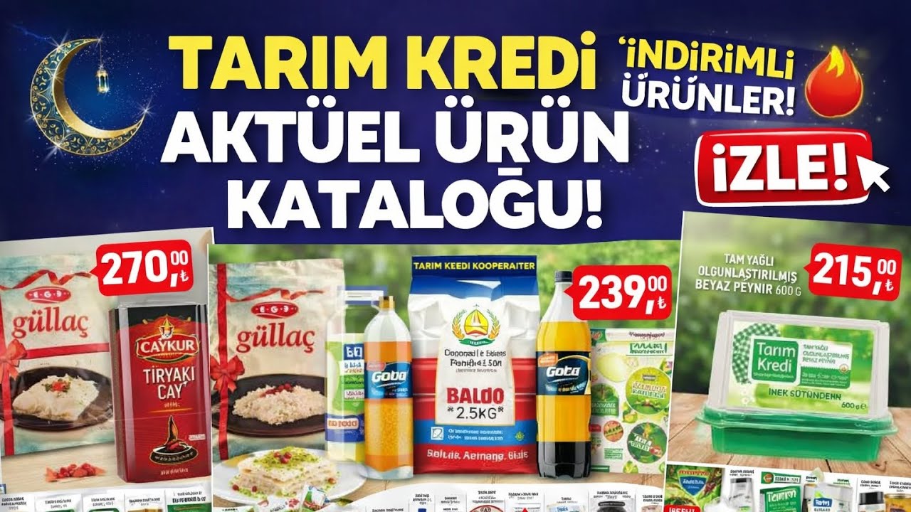 Ramazan Fırsatları Başladı! Tarım Kredi Aktüel Ürünler Şok Fiyatlarla!