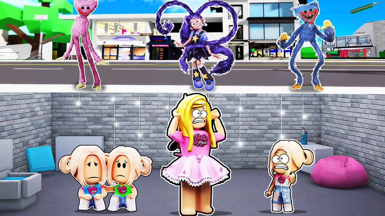 BUDUJEMY BUNKIER PRZED LILY i HUGGY WUGGY z POPPY PLAYTIME W BROOKHAVEN...