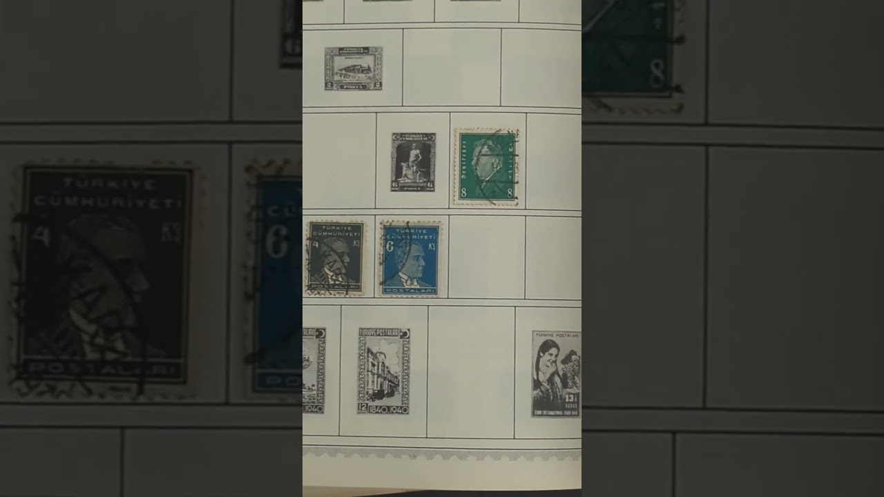 Turkey Short Set Stamps #1 🇹🇷 | T&uuml;rkiye Posta Pulları