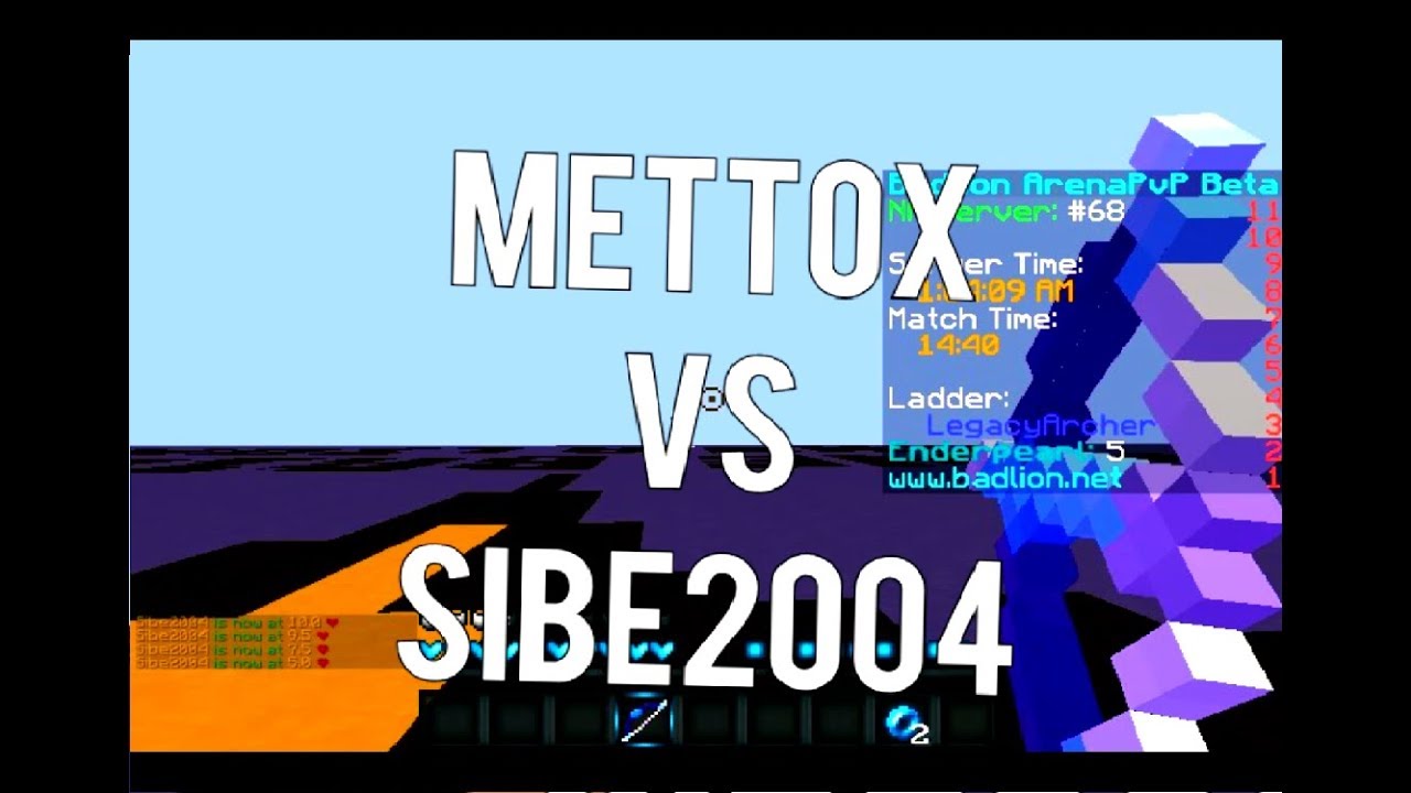⚔️ Mettox VS Sibe2004! - Badlion 1v1s | [Minecraft
