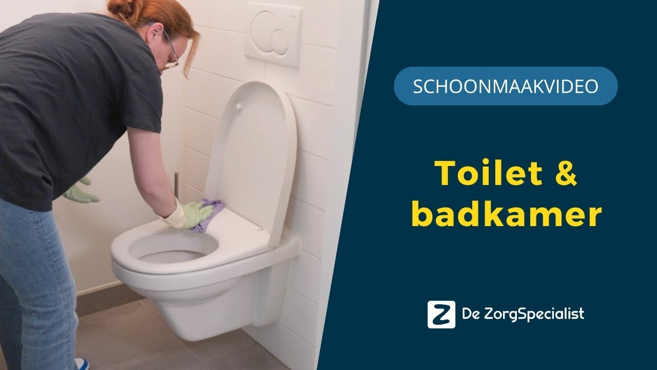 Toilet & badkamer schoonmaken | Schoonmaakvideo