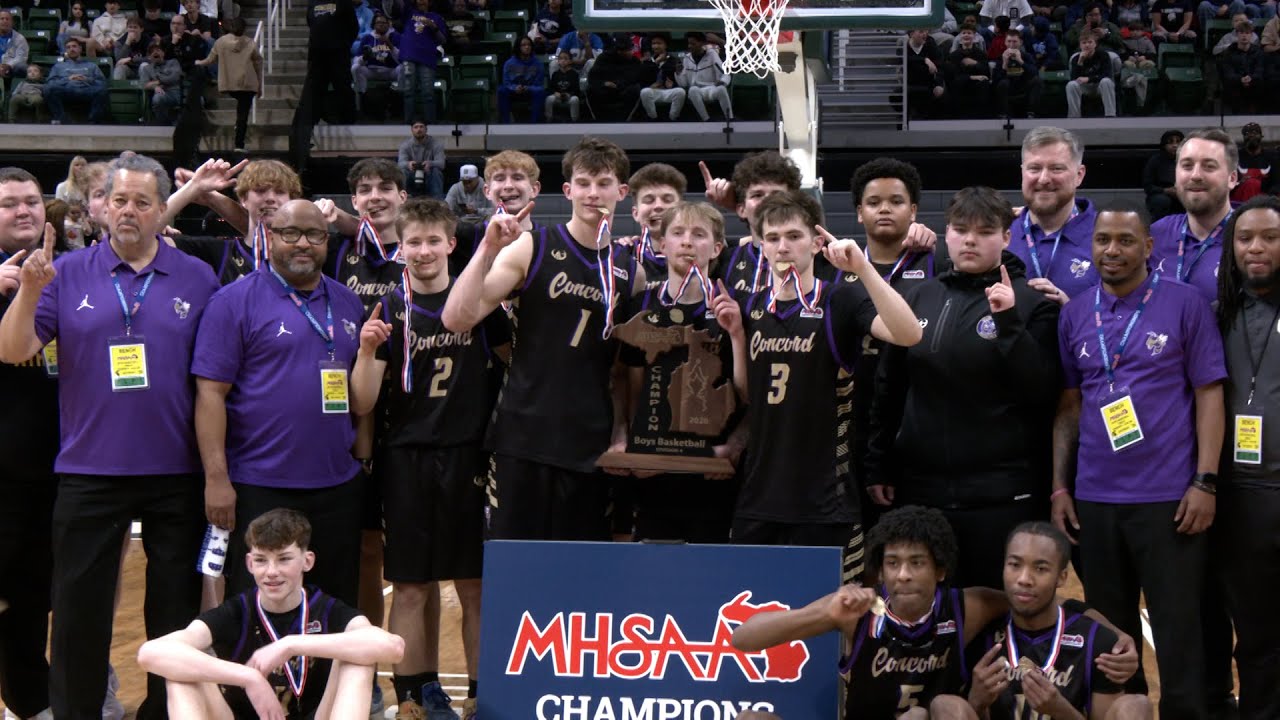 Extended highlights: Concord basketball wins first-ever state championship