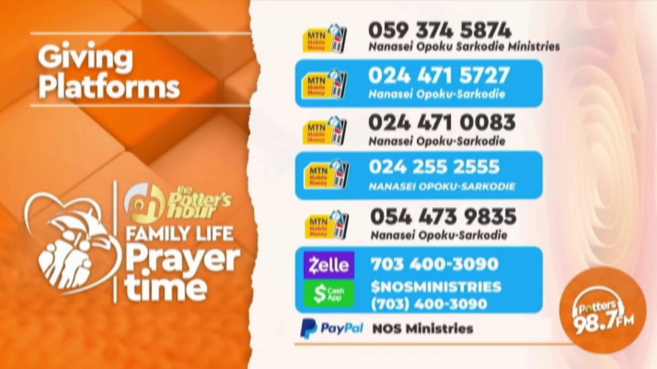 FAMILY PRAYER TIME WITH GOD’S SERVANT NANASEI OPOKU-SARKODIE, 06/02/2026