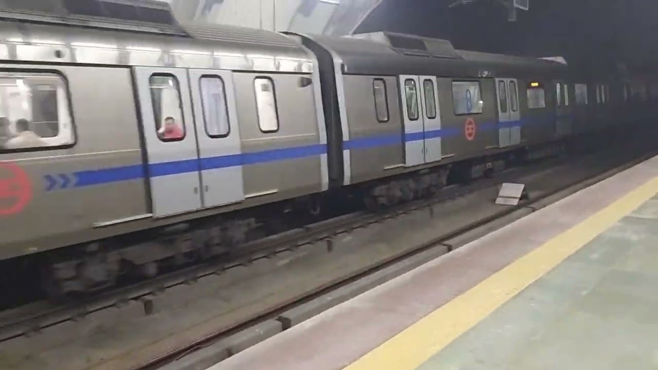 DMRC BLUE LINE DEPARTING DWARKA SECTOR-13, again.......................