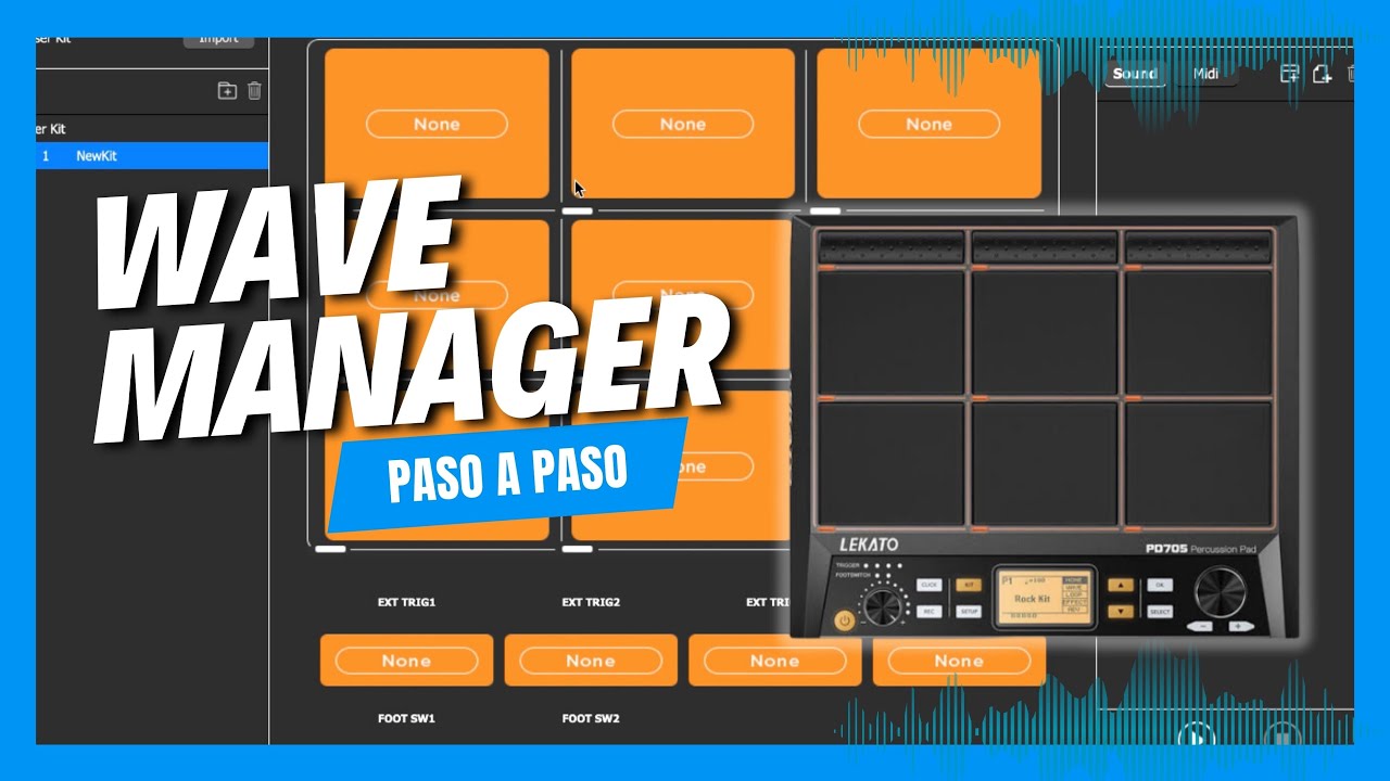 Como cargar sonidos a la drum pad | Wave Manager | WPE | ESPAÑOL
