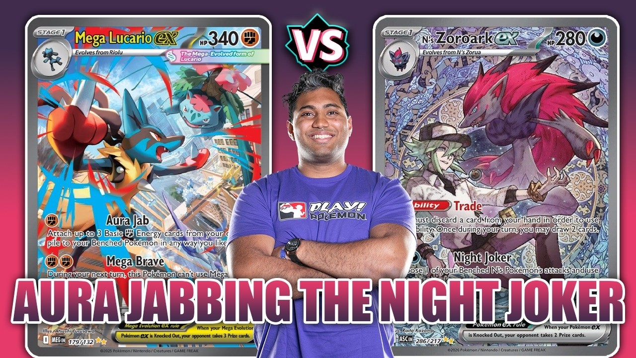 Мега Лукарио EX против Зороарка EX от N | Настольная игра Pokemon TCG