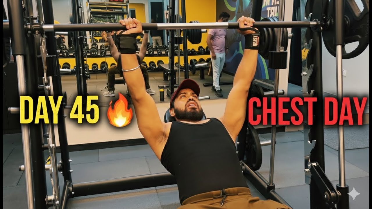Day 45 | 60 Din Ka Challenge 💪 Chest Workout Ka Asli Test 🔥