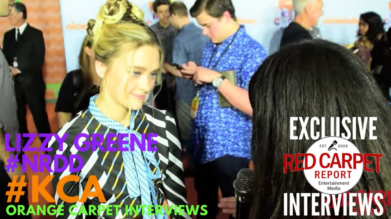 Lizzy Greene #NRDD interviewed at 2017 Kid's Choice Awards Red Carpet #KCA