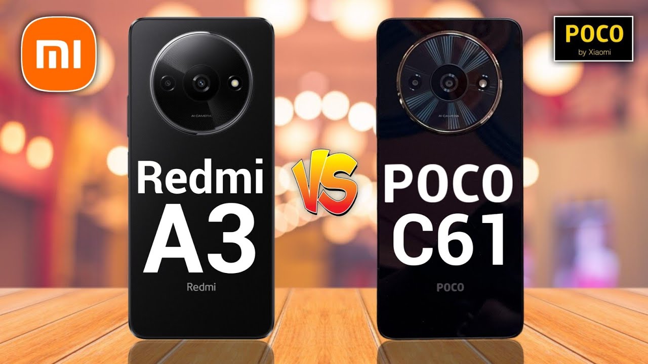Redmi A3 4G Vs Poco C61 4G