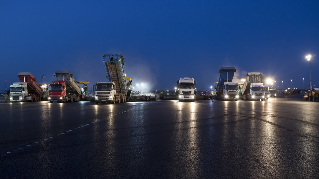 Ferrovial Agroman | Regeneración de la pista 18L 36R del Aeropuerto Adolfo Suárez Madrid-Barajas
