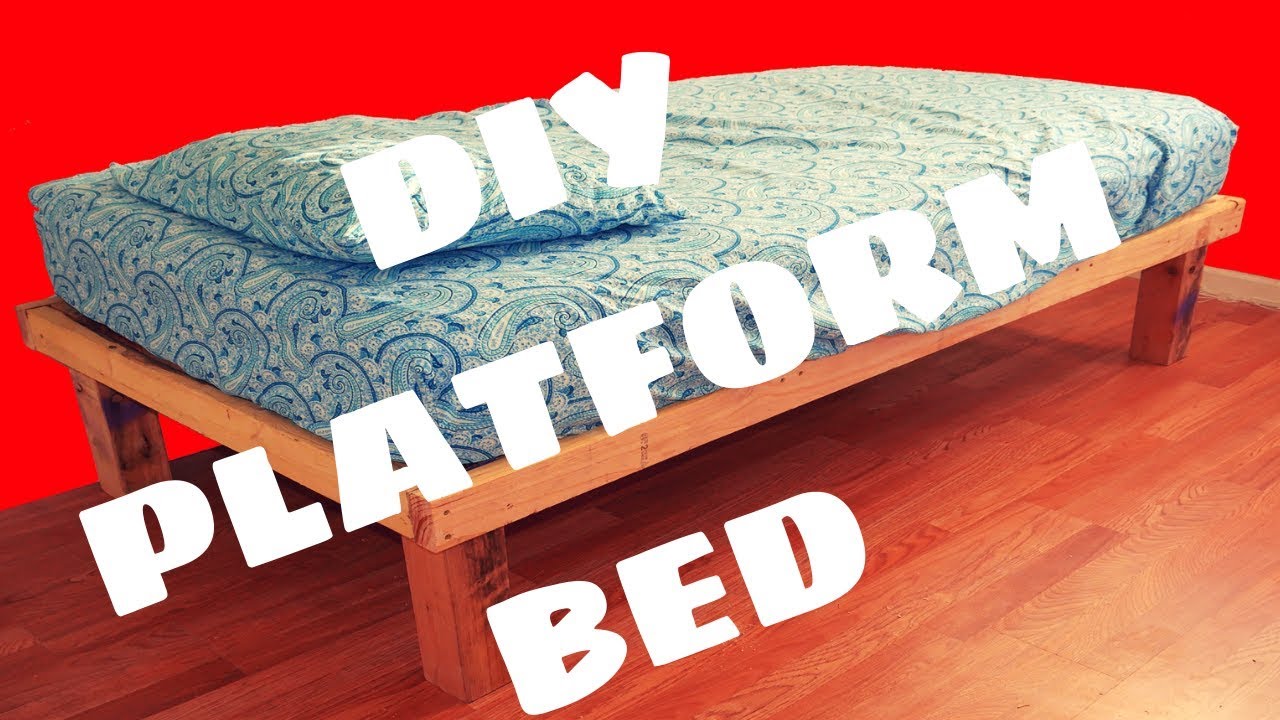 DIY Modern Platform Bed - Twin $20