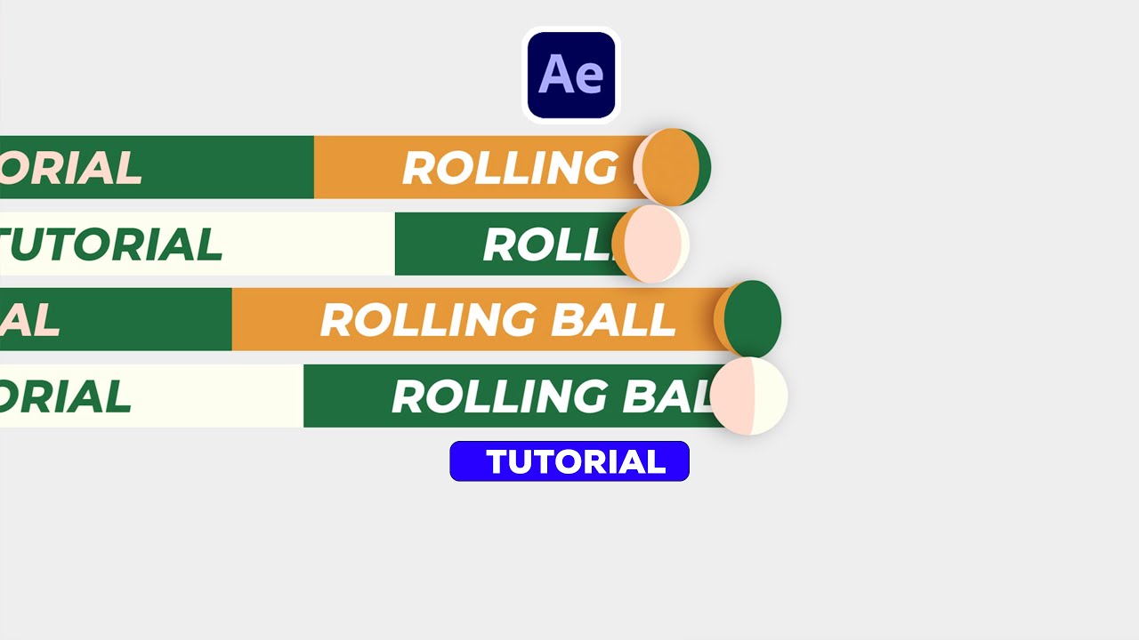 Rolling ball after effects tutorial