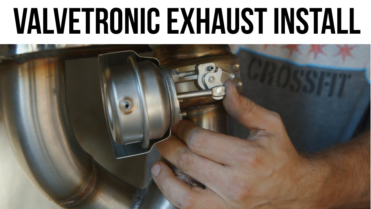 Installing my valvetronic exhaust system!