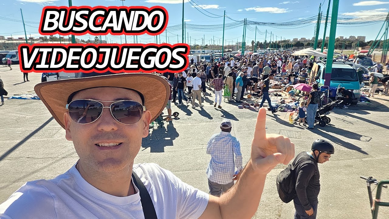 COMPRANDO VIDEOJUEGOS EN EL MERCADILLO