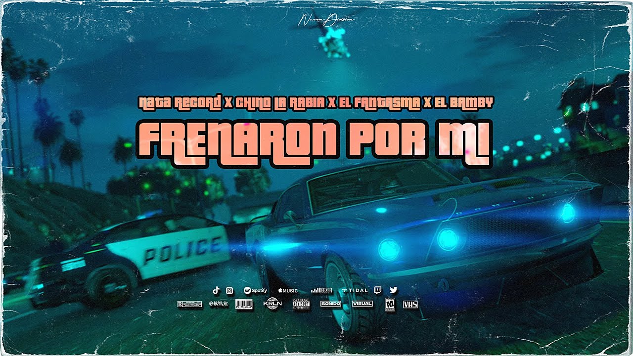 Frenaron Por Mi - Nata Record 🎮 ❌ El Fantasma 👻 ❌ El Bamby 🍼 ❌ Chino La Rabia 🐐 (Visualizer) Rap Gta