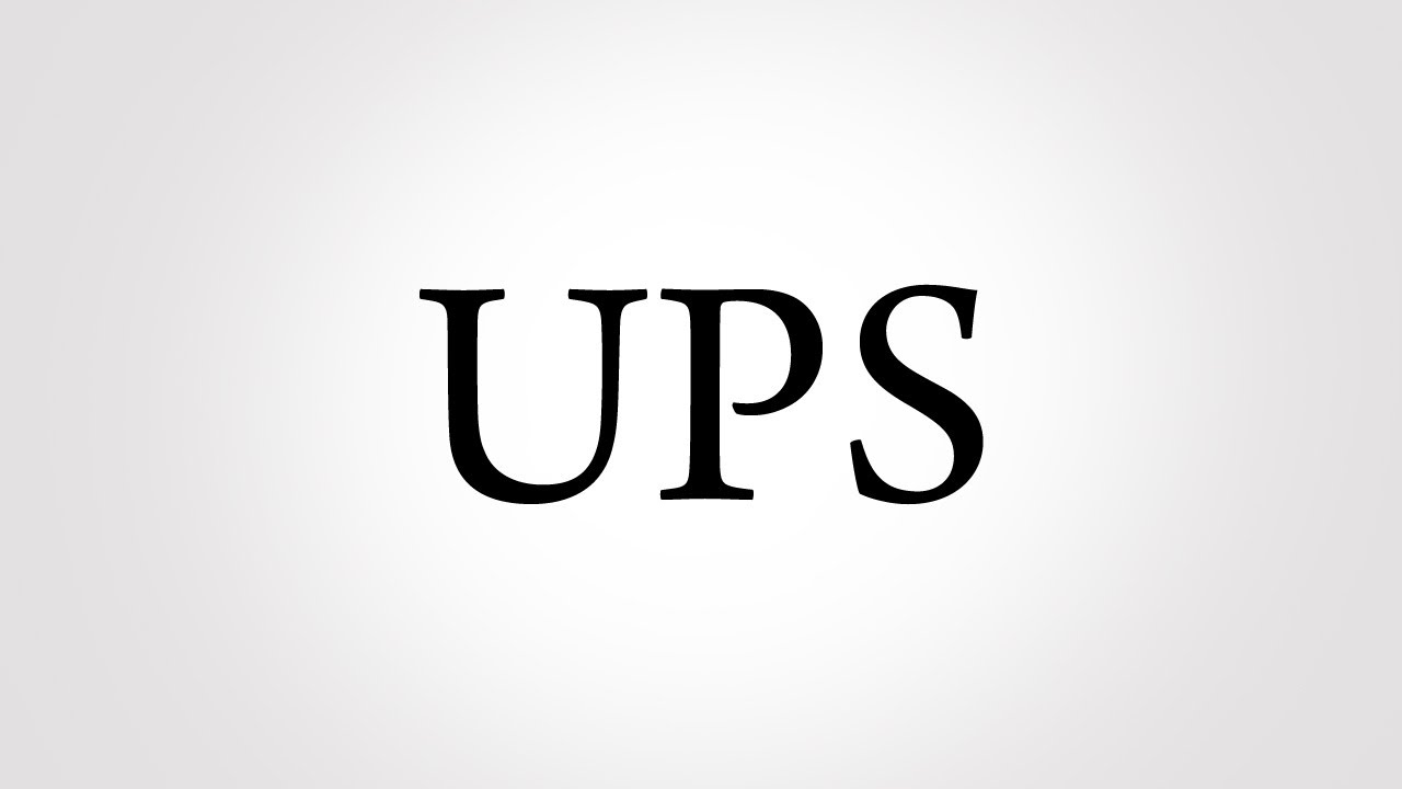 What does UPS stand for?