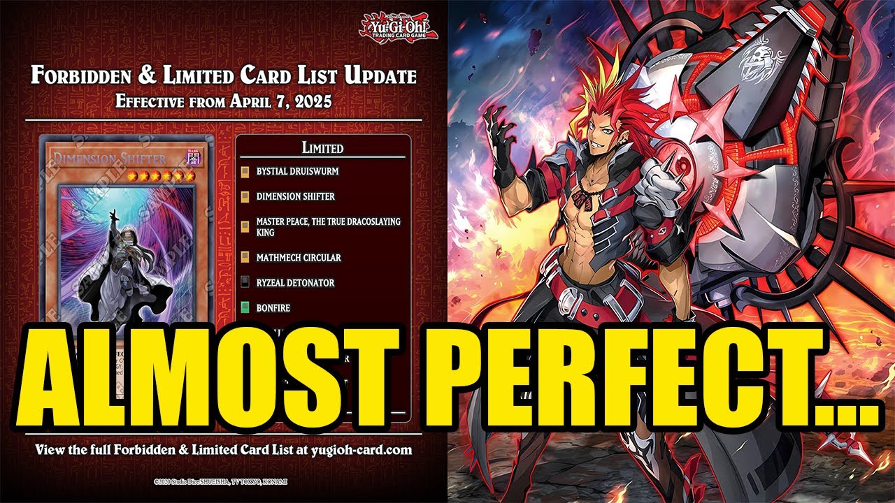 The NEW Yu-Gi-Oh! BANLIST was ALMOST PERFECT...