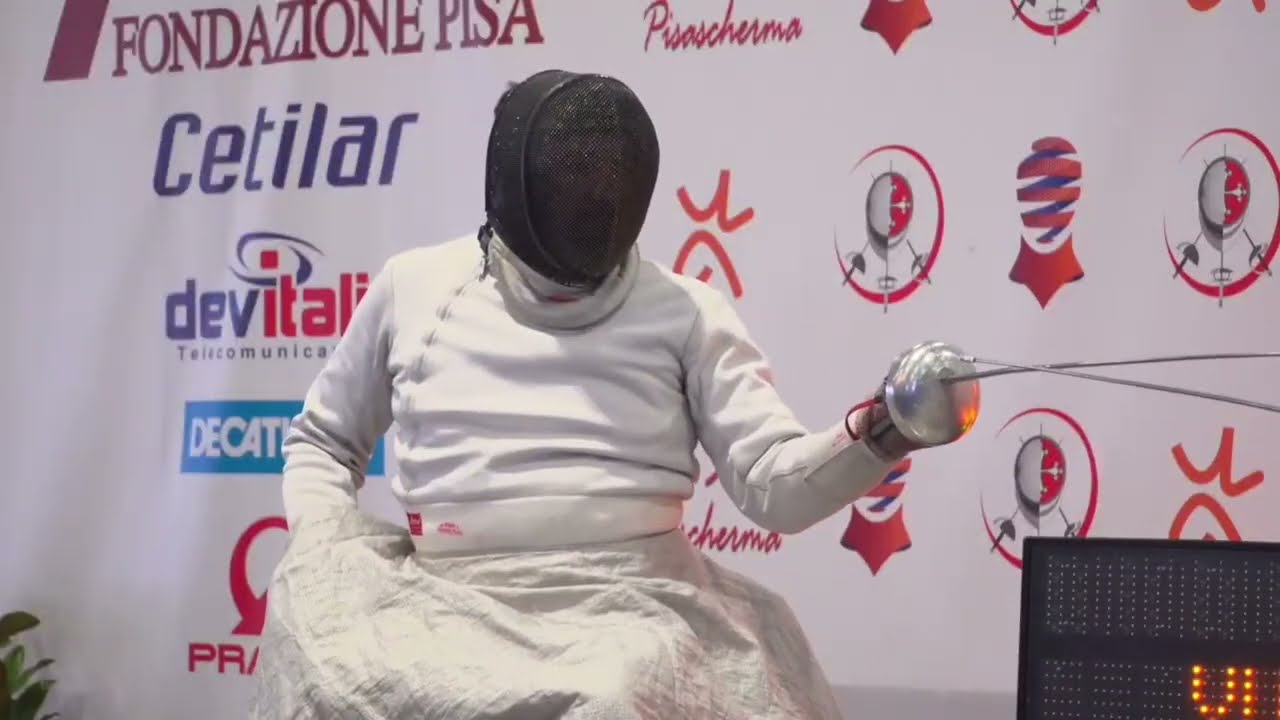Wheelchair Fencing Pisa 2026 WORLD CUP SEMI FINAL - M/E/A - YUSUPOV Artur Vs SHABUROV Maxim