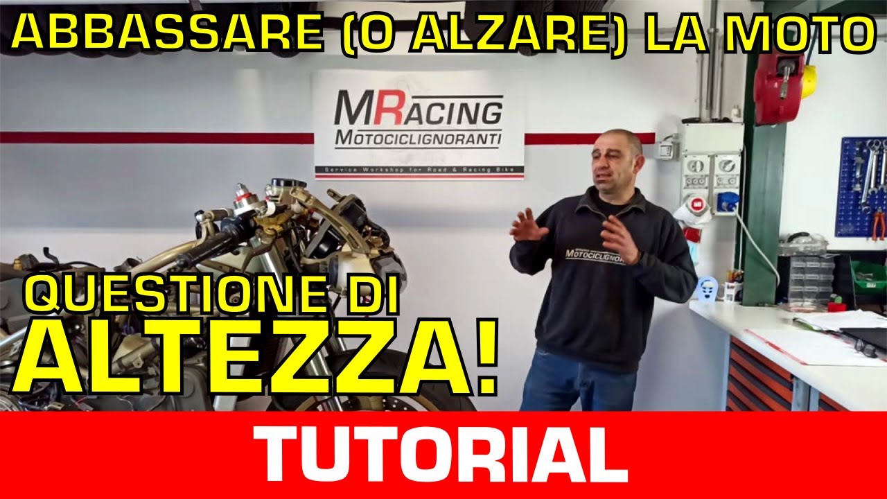 COME ABBASSARE LA MOTO E come NON farlo