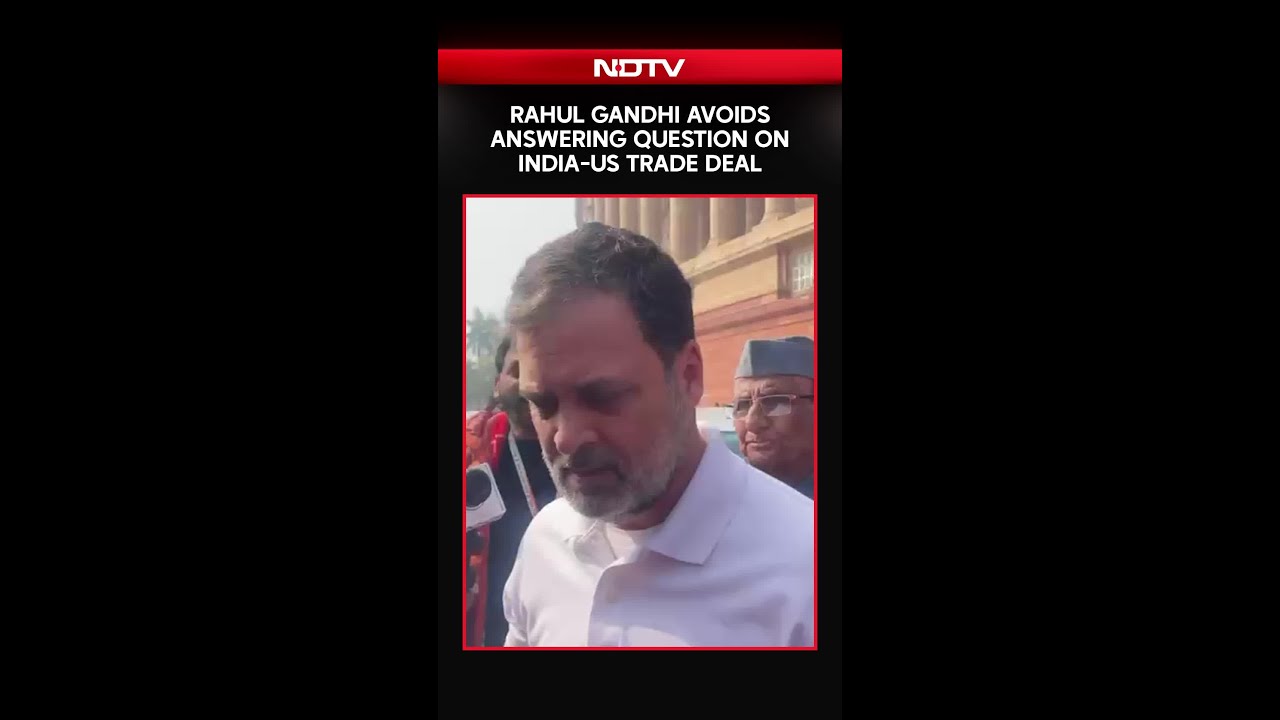Rahul Gandhi Avoids Answering Question On India-US Trade Deal