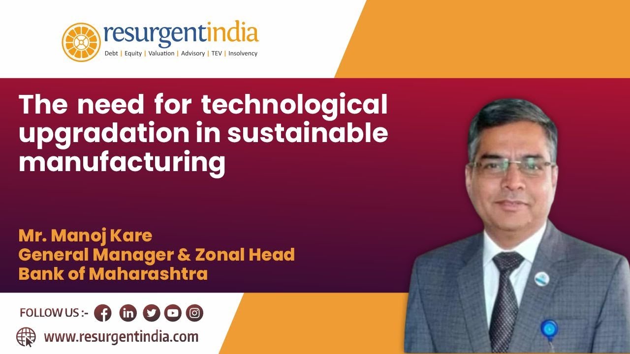 Financing Sustainable Manufacturing  | Resurgent India Ltd.