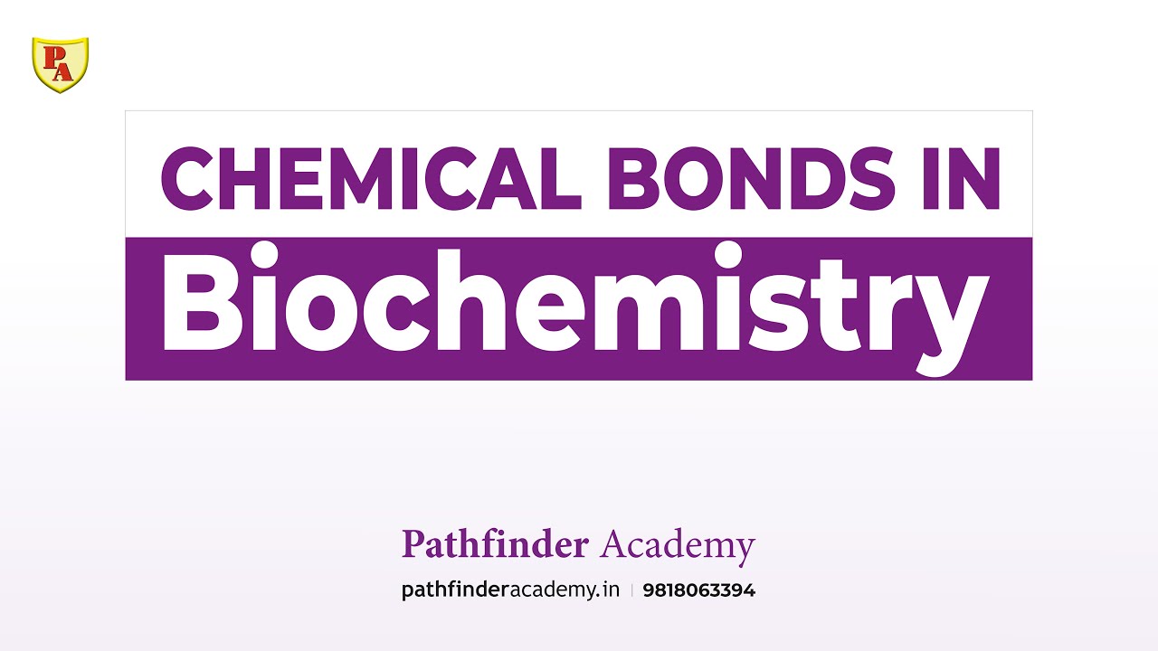 Chemical bonds in biochemistry | CSIR NET Life Sciences | GATE | DBT-JRF | ICMR | CUCET