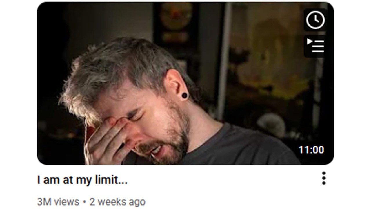 jacksepticeye Is At His Limit