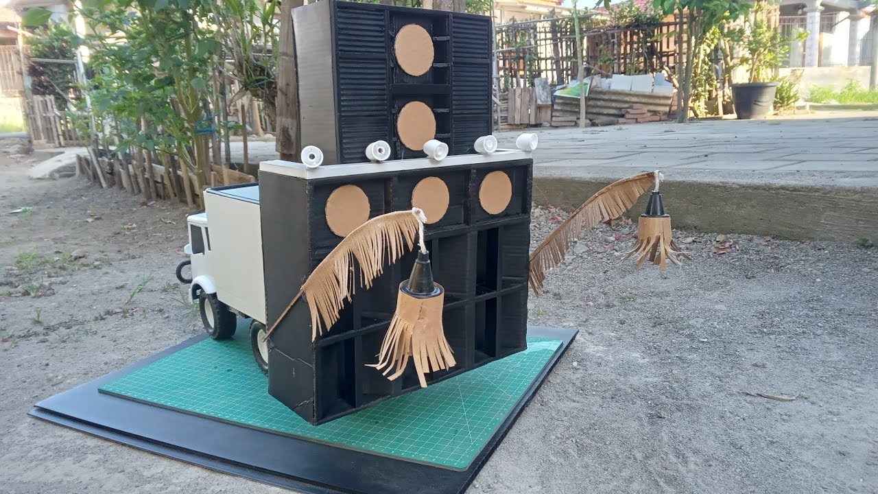 Cara membuat Sound HOREG dari Kardus #soundhoreg #miniatur #horegjawatimur 