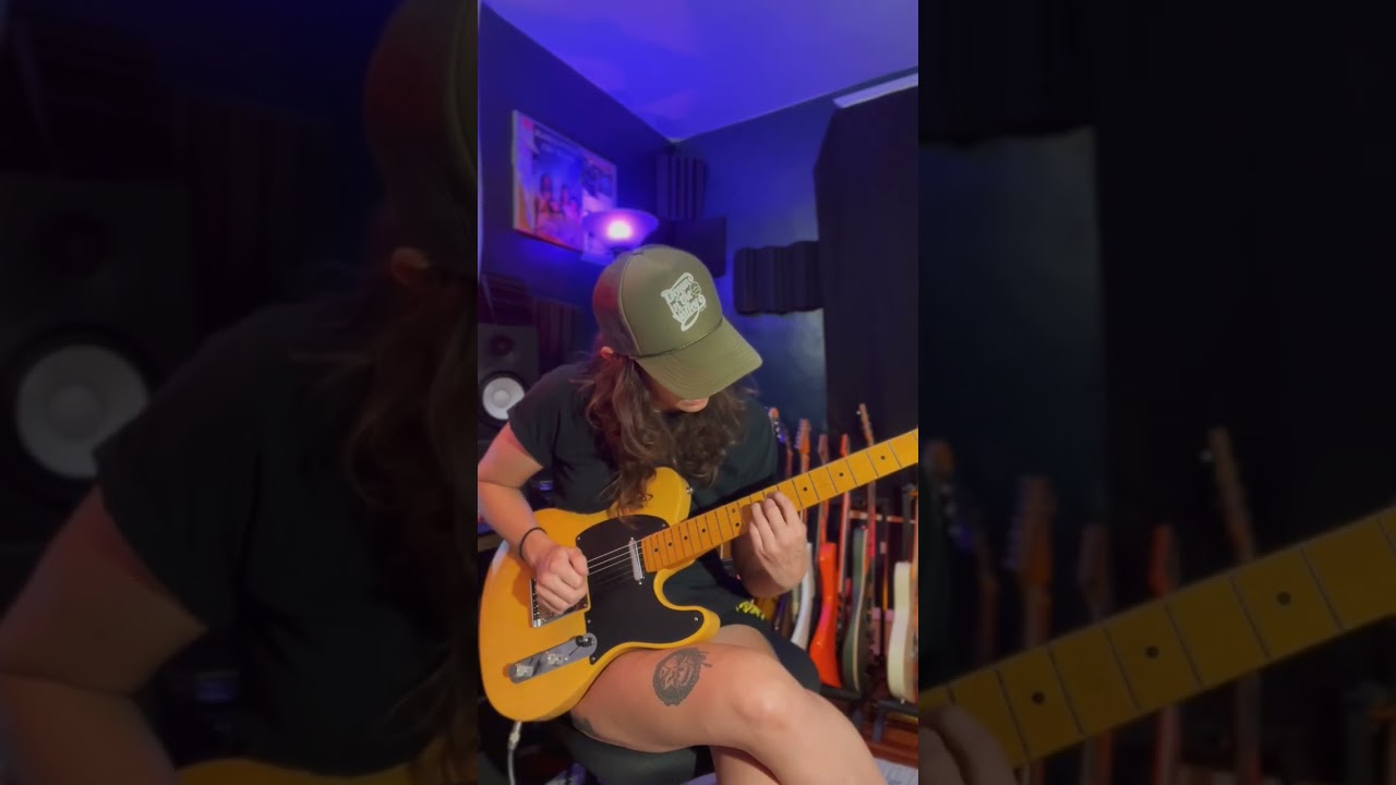 Watch Gina Gleason shred on the new American Ultra Luxe Vintage series Telecaster
