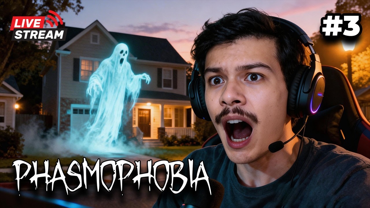 🔴LIVE BERANI NONTON? Phasmophobia Hantu Nyata Seram Banget!