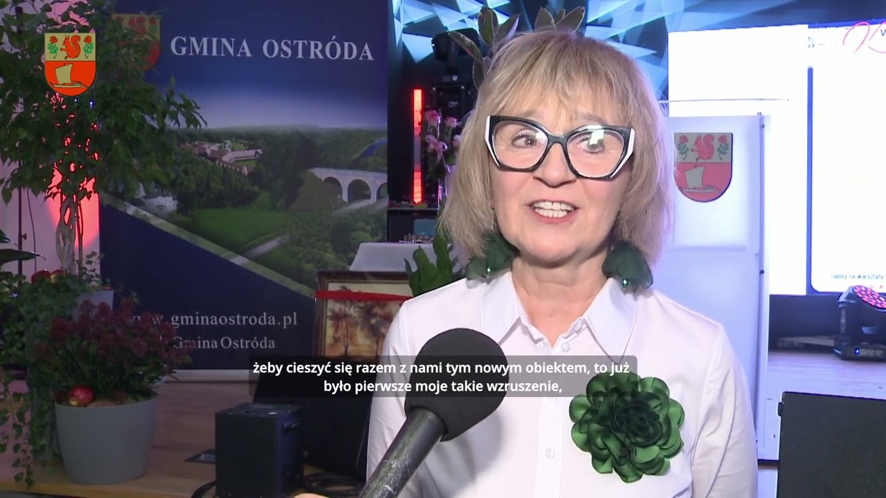 Uroczyste otwarcie nowego budynku Gminnego Centrum Kulturalno-Bibliotecznego w Samborowie
