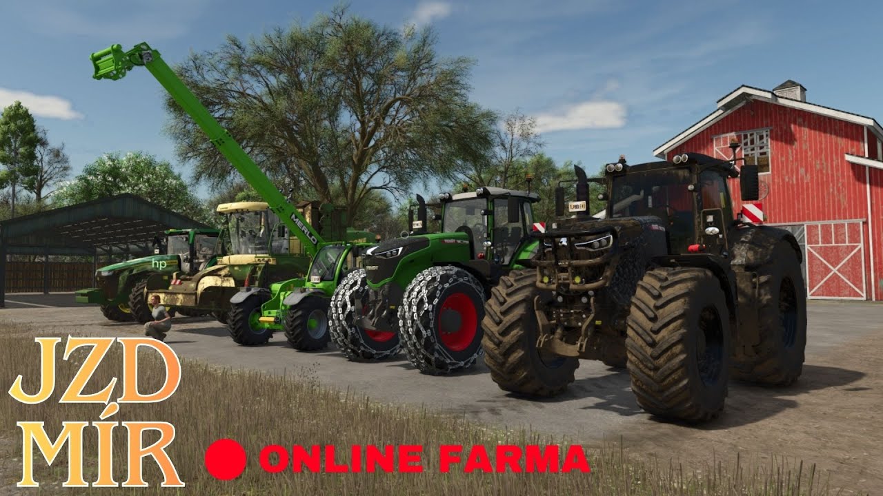 🎮 Farming Simulator 22  Společná farma na mapě Vidhostice! 🚜