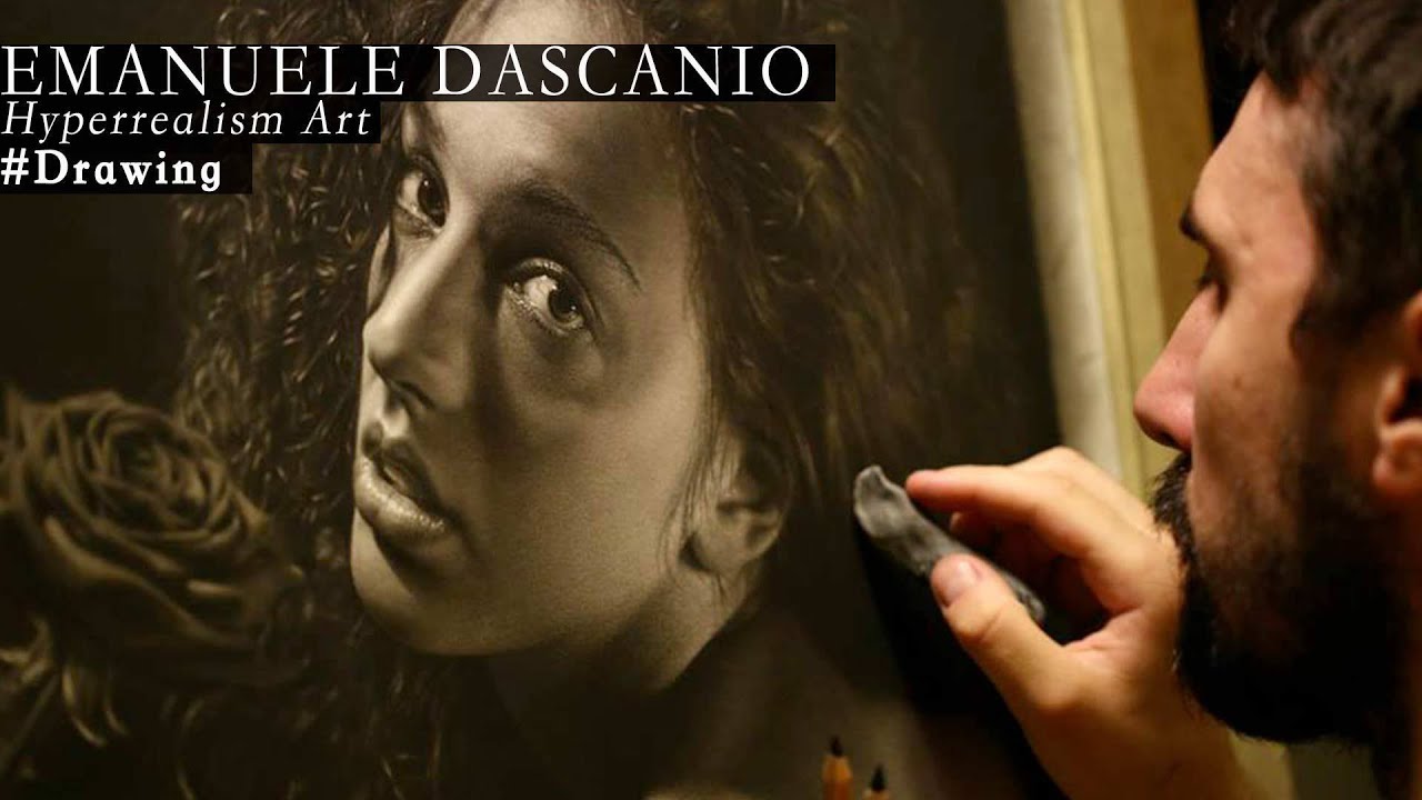Hyperrealism - Drawing made by Emanuele Dascanio - Rosa Rùtila - 250 hours