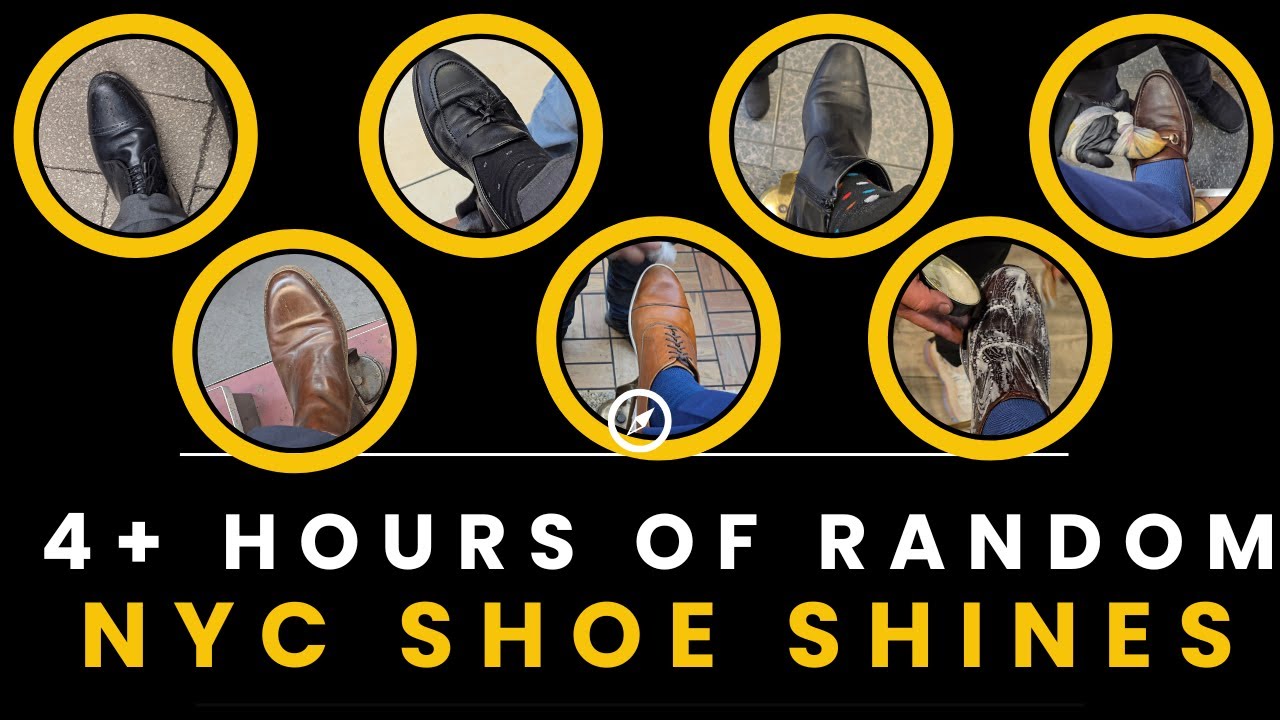 4+ Hours of Random NYC Shoe Shines!