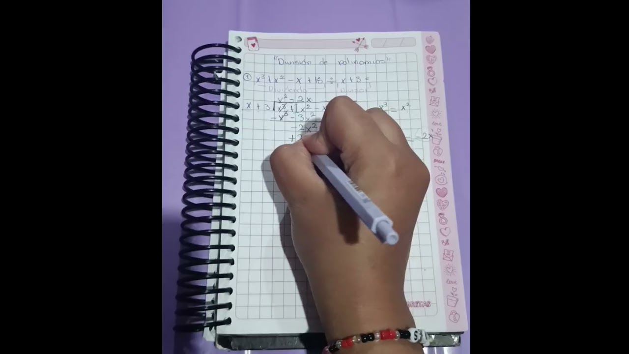 Cómo hacer dvisión de polinomios 