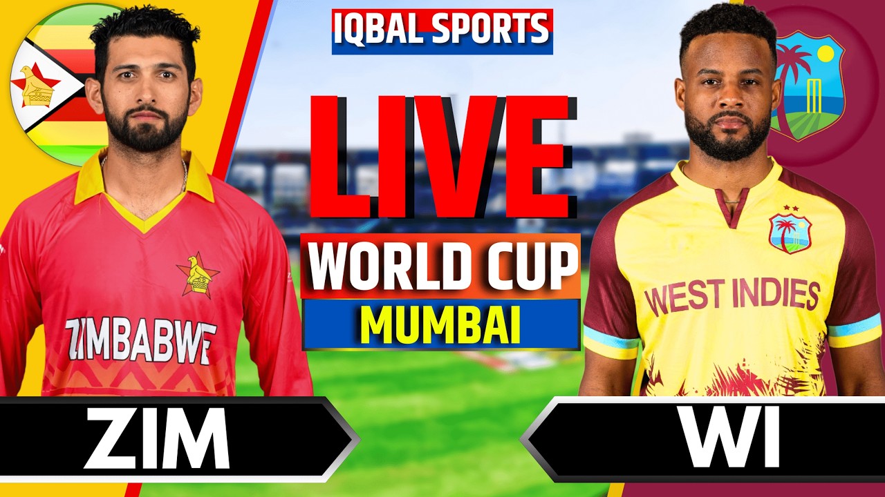 ZIM vs WI Super 8 Match Live T20 World Cup | Zimbabwe vs West Indies Live | Live Cricket Match Today