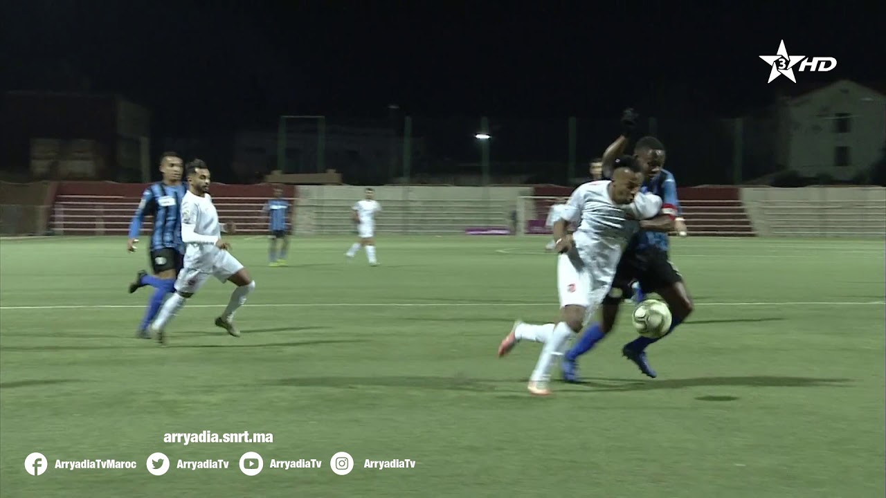 شباب أطلس خنيفرة 1-0 الراسينغ البيضاوي هدف عبدالمولى الغروس في الدقيقة 13