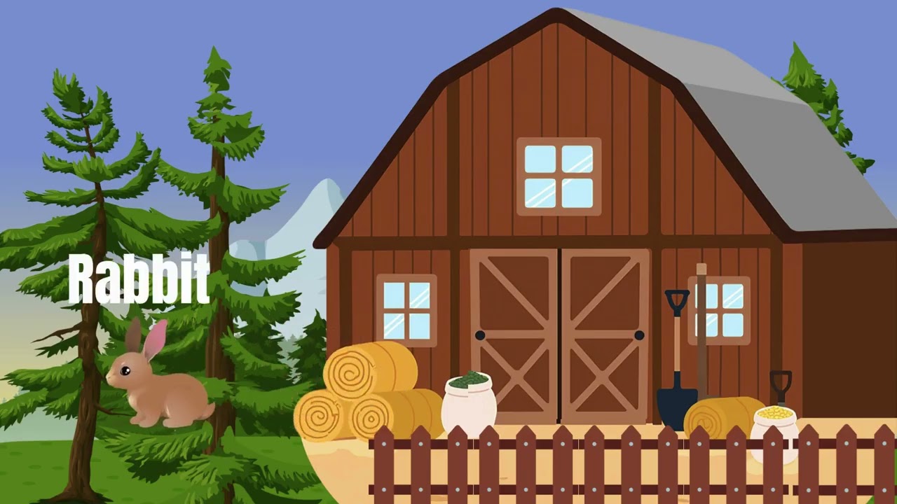 Farm Animals Song 🐄🐑 | Learn Animal Names & Sounds for Kids 🎶