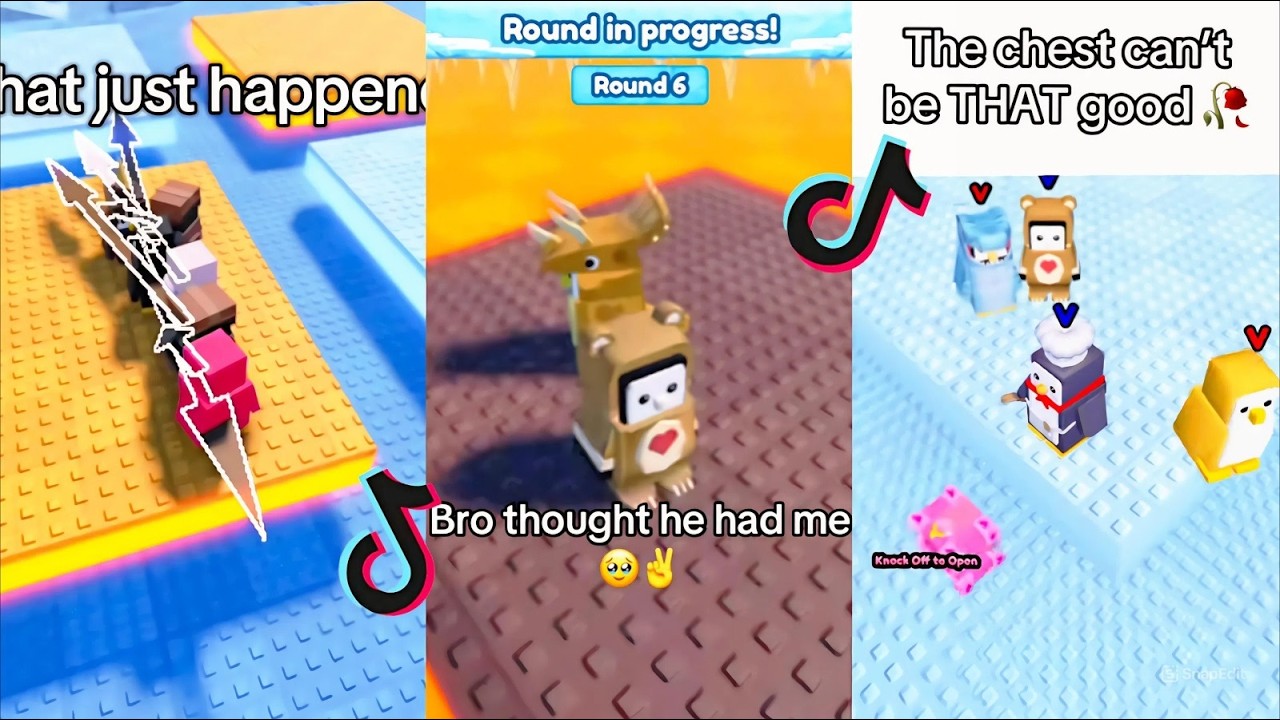 Roblox Knockout 🐧 Смешные моменты #4 Подборка из TikTok