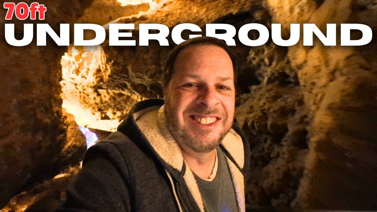 🔴 I Explored A 70ft Deep CAVE Near Wisconsin Dells 😯