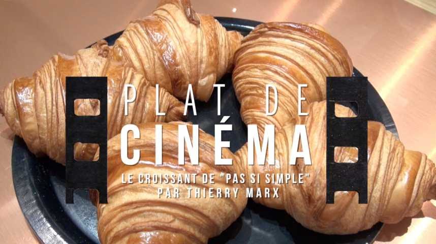 Plat de cinéma : le croissant du film 