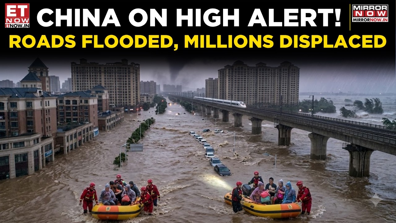 Typhoon Bavi Triggers Flood Emergency In China | Heavy Rain, Mass Evacuations & Travel Disruption