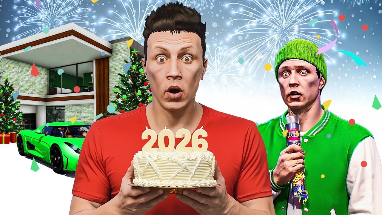 Petrecem REVELIONUL 2026 in GTA 5!