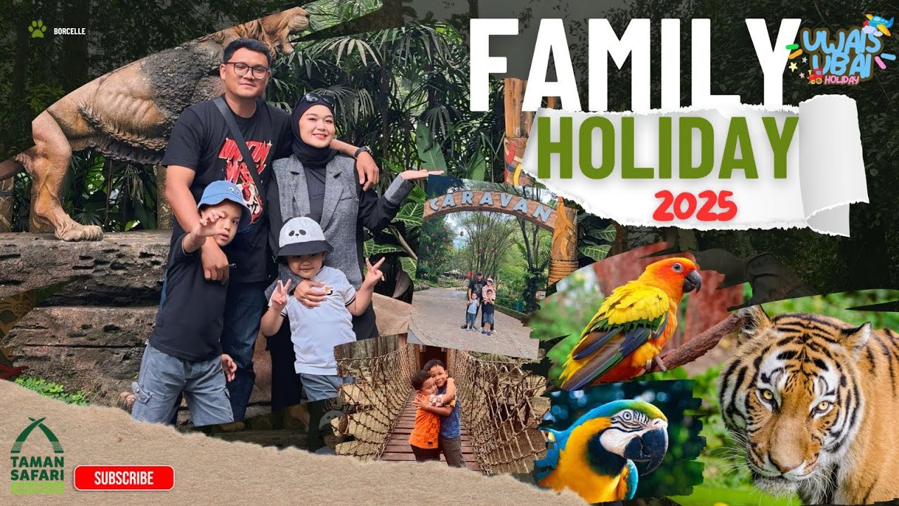 Family trip uwais ubai ke TAMAN SAFARI BOGOR April 2025