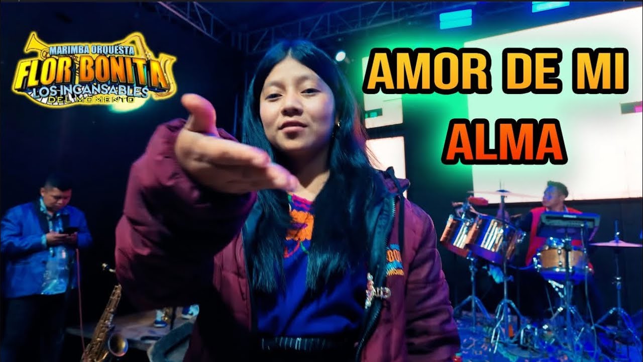 (AMOR DE MI ALMA ) marimba Orquesta Flor Bonita Los Incansables del momento /video Mix Caminantes❤️🎼
